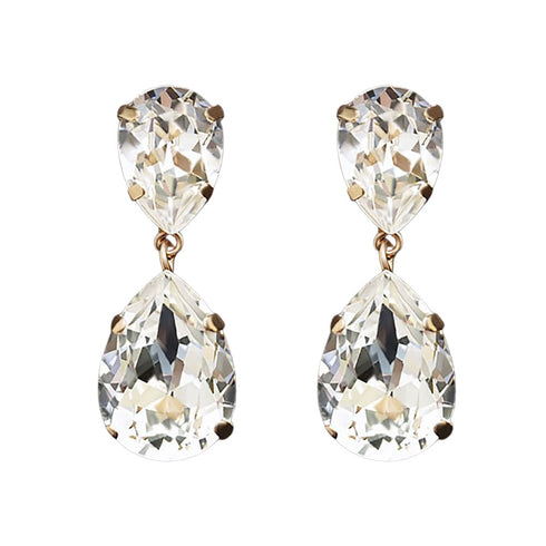 Auskarai "Kristalo Lašas III" su Swarovski™ kristalais
